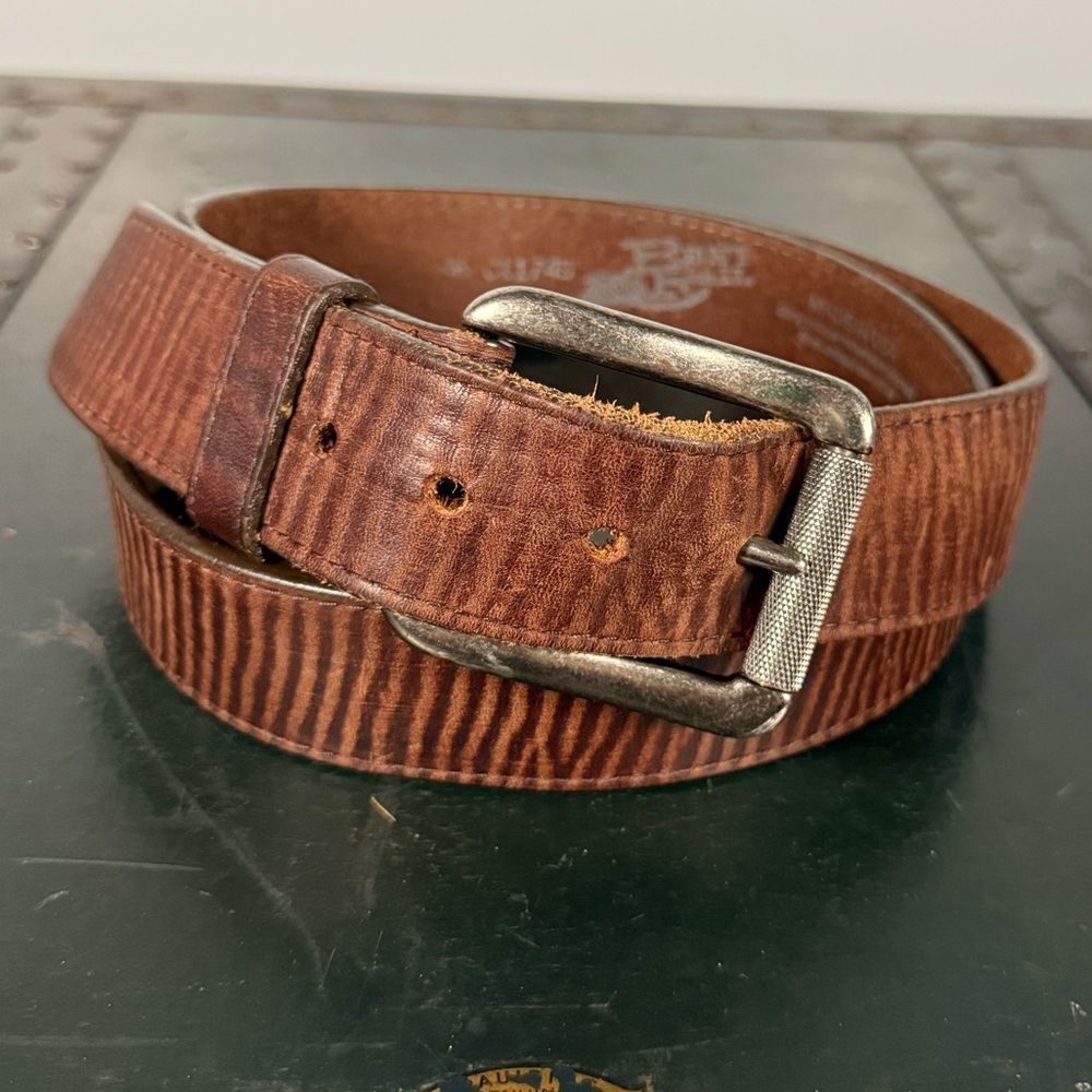 Justin Western Top Grain Leather Belt  Men’s Size 46